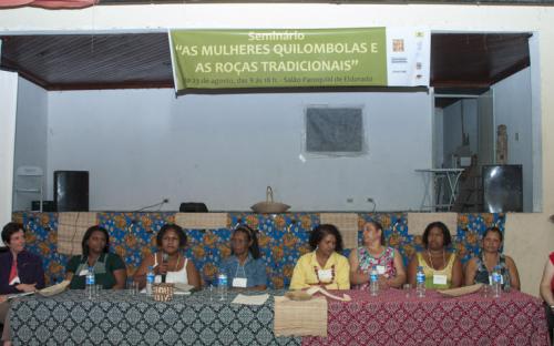 Pesquisadoras, agricultoras, quilombolas e quilombolas debateram o papel da mulher na roça